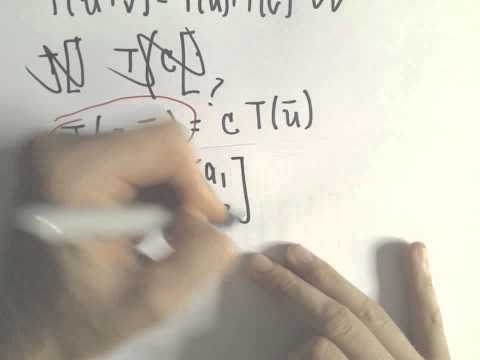 Linear Transformations , Example 1, Part 2 of 2