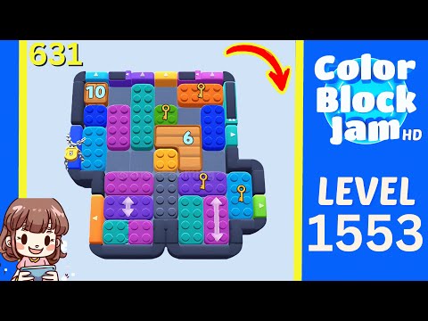 Color Block Jam Level 631 (1553) Solution Walkthrough