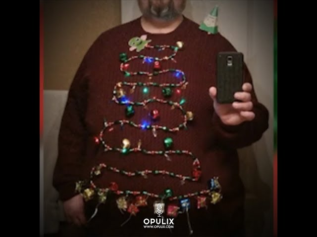 Vídeo relacionado con I Paused My Game To Be Here - Suéter feo de Navidad Sudadera