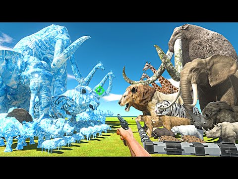 FPS Avatar Rescues Animals and Fights Ice Itself - Animal Revolt Battle Simulator
