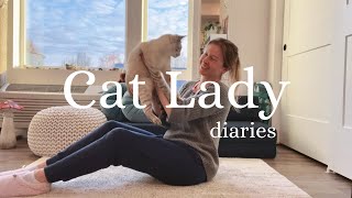 Taking my kitten to the vet + running errands... Loki has grown! (cat lady vlog)