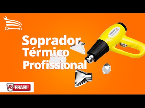 Soprador Térmico 1800W 220V 10 Regulagens - Vídeo