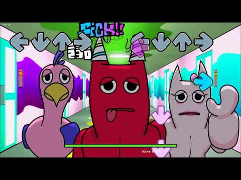 FNF GARTEN OF BANBAN: NABNAB SAD ORIGIN STORY in Friday Night Funkin' be like Part 1