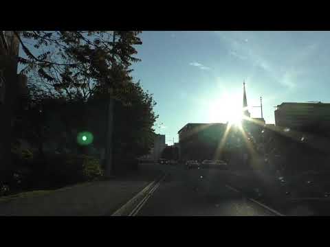 Driving Along Vauxhall Street, Notte Street, The Crescent & Millbay Road, Plymouth, England