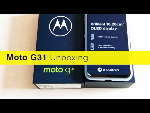 Moto G31 Unboxing