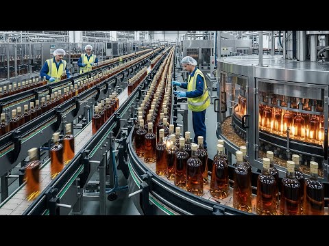 Inside modern factory How 90s brandy Made | Full Process ( Brandy Making )