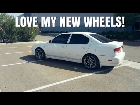 Finally Installing My New XXR 527 Wheels On My Infiniti G20!