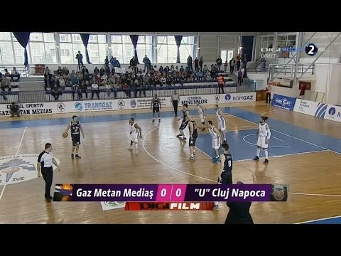 CS Gaz Metan Medias vs. "U" BT Mobitelco Cluj 02.04.2014 Full Game