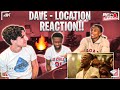 AMERICANS REACT TO DAVE - LOCATION FT. BURNA BOY!