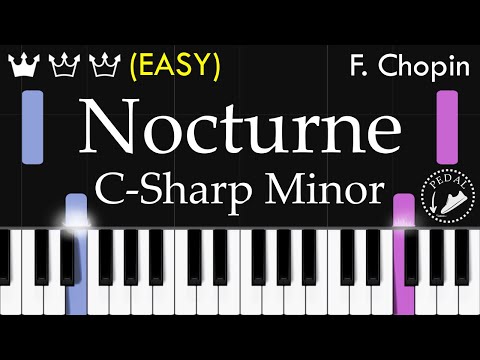 Chopin: Nocturne in C Sharp Minor (No. 20) | Easy Piano