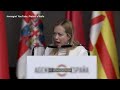 Meloni A Madrid Yo Soy Giorgia Soy Una Mujer Così Ha Tradotto Il Suo Tormentone In