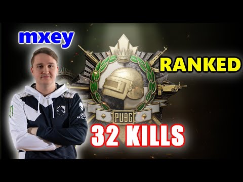 PUBG RANKED - Team Liquid mxey - 32 KILLS - M416 + Mini14 - PRO SQUAD