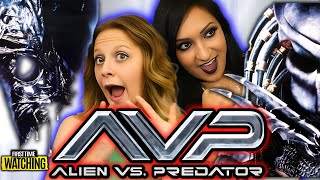 Alien vs Predator (AVP) * MOVIE REACTION & COMMENTARY | First Time Watching (2004)
