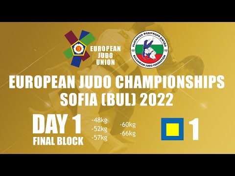 Day 1 Finals: European Judo Championships Sofia 2022