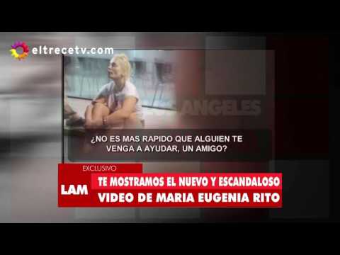 Mirá a María Eugenia Ritó en una nueva crisis por las adicciones en la vía pública