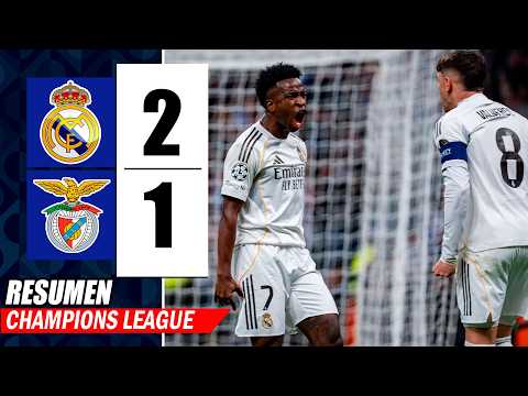 Real Madrid vs Benfica 2-1 | Goals and Match Highlights | Champions League 2026