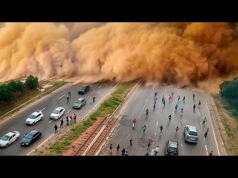 Desert Storms: Sand and Dust Takeovers Caught on Camera!