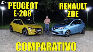 Peugeot e-208 GT x Renault Zoe