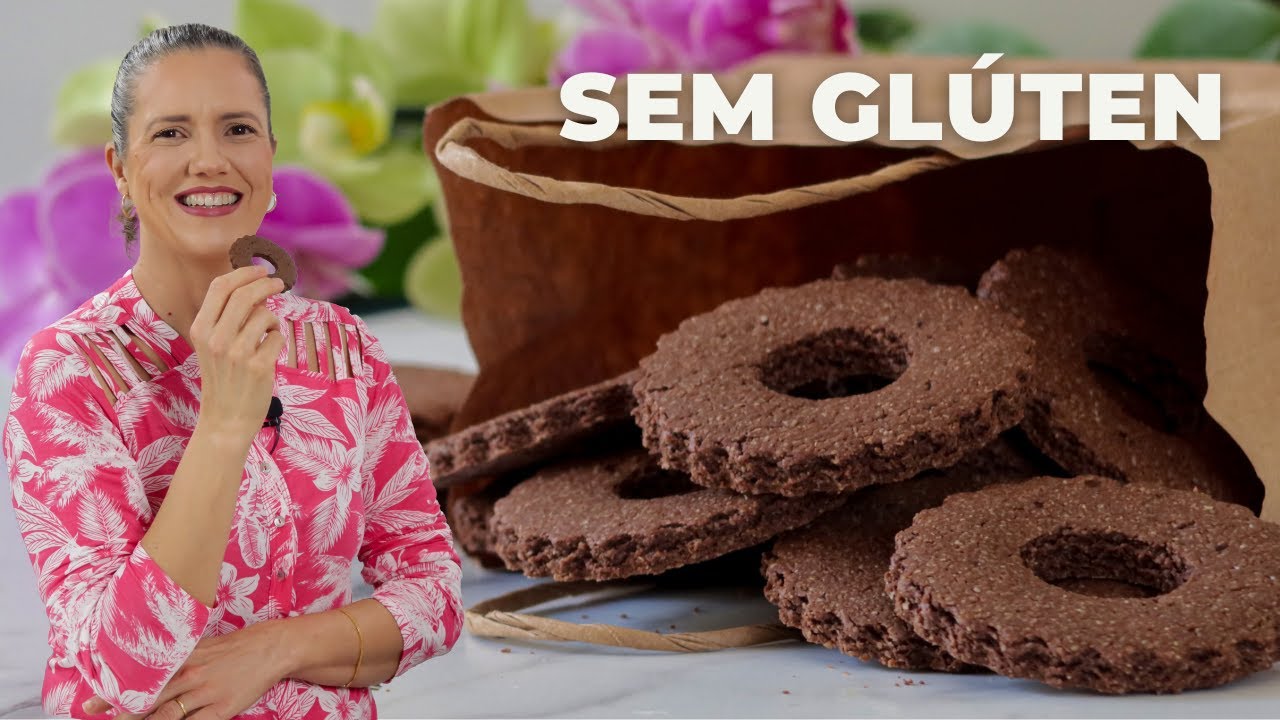 FÁCIL E RÁPIDO, BISCOITINHO DE CACAU E AVEIA - SEM GLÚTEN E SEM LACTOSE  - GLUTEN FREE