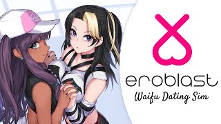 Eroblast Waifu Dating Sim (Nintendo Switch Gameplay) Let's Play ENF/CMNF Puzzle Hentai Anime girl