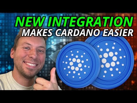 CARDANO ADA - WOW!!! NEW INTEGRATION MAKES CARDANO EASIER!