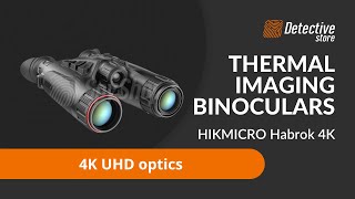 Thermal imaging binoculars HIKMICRO Habrok 4K – high-end 4K UHD optics, 64 GB memory