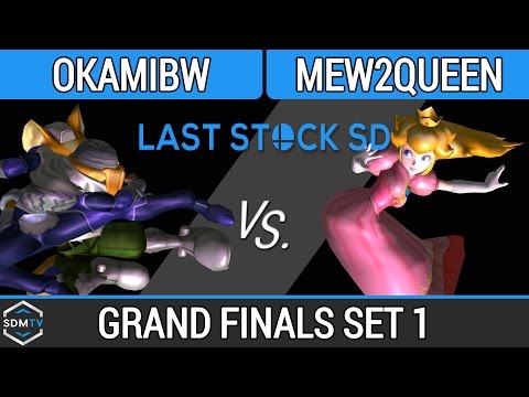 LSSD 95 - OkamiBW (Sheik/Fox) vs. Mew2Queen (Peach) - SSBM Grand Finals Set 1 - Smash Melee