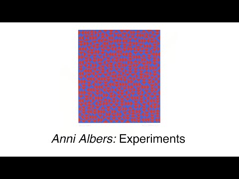 Anni Albers: Experiments