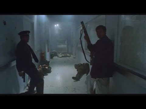 Hard Boiled - legendary hospital hallway shootout (HD, original sound)