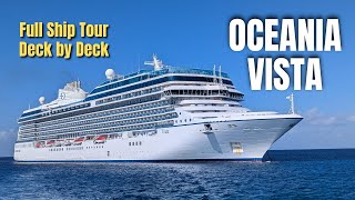 Oceania Vista Full Ship Tour & Review | Deck-by-Deck Exploration