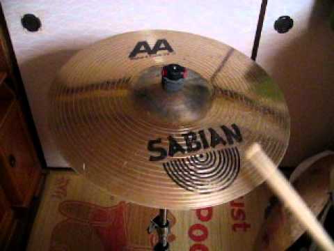 SABIAN AA Metal-x 16inch crash sound test