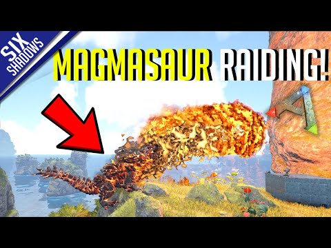 RAIDING WITH A MAGMASAUR! (BROKEN) & BOSS PREP! | New Genesis DLC | Ark: Survival Evolved