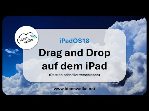 Drag and Drop auf dem iPad (iPad Tutorial iPadOS18)
