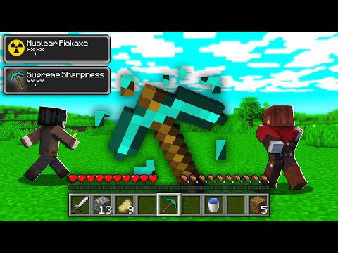 Minecraft Manhunt, but I Eat My Tools to Get Overpowered!