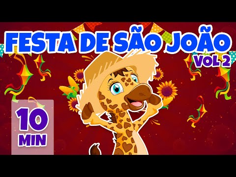 Festa de São João vol 2 - Giramille 10 min | Desenho Animado Musical