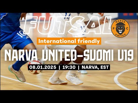 Futsal. Narva United - Suomi U19. 08.01.25. Narva, EST