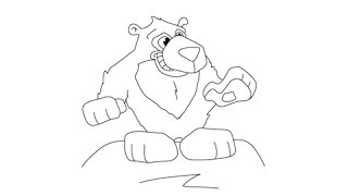 How to draw a bear - Easy step-by-step drawing lessons for kids