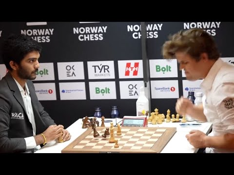 World Champion GUKESH DEFEATS World #1 Magnus Carlsen!