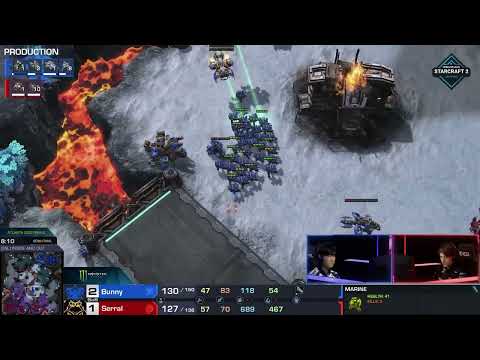 Bunny's 2-base Relentless Assault against Serral | DH SC2 Masters 2022 Atlanta