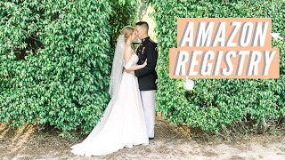 WEDDING REGISTRY MUST HAVES | amazon wedding registry favroites + must have wedding registry items