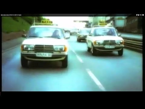 Mercedes-Benz E-Class W123 To W212 Trailer