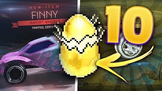 OPENING 10 NEW GOLDEN EGG CRATES ON ROCKET LEAGUE (Radical Summer Event)