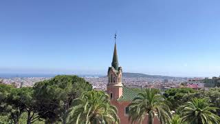Barcelona view from park Guell