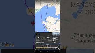 Azerbaijani EMBRAER 190 crash and ALIYEV'S BOEİNG 777-200(LR) flight at the same time from Baku