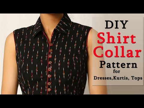 How to Make Shirt Collar | Shirt Collar Pattern