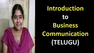 Introduction to Business Communication Telugu|Business Communication | Definition and meaning telugu