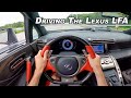 Driving The Lexus LFA 9000 RPM V10 Supercar POV Binaural Audio