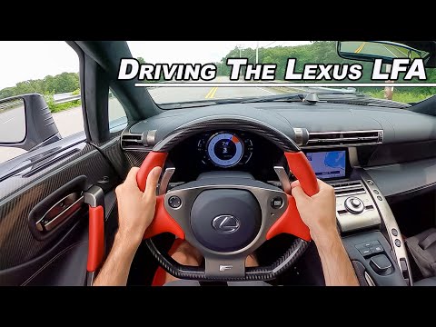 Driving The Lexus LFA - 9000 RPM V10 Supercar (POV Binaural Audio)