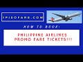 How to Book Philippine Airlines Promo Fares 2020 How to Book Philippine Airlines Promo Fares 2020
