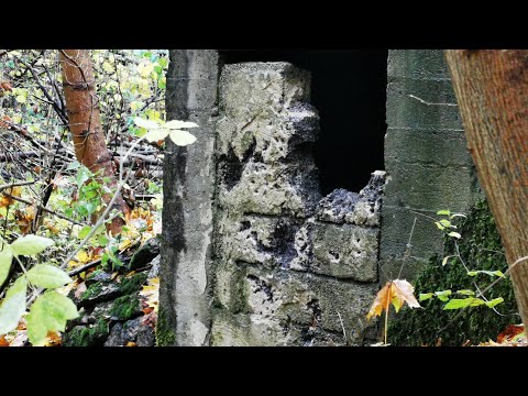 DJUPAFORS - Det gamla KASERNOMRÅDET 201102 (fundament vid forna pappersbruket) - KALLINGE (RONNEBY)